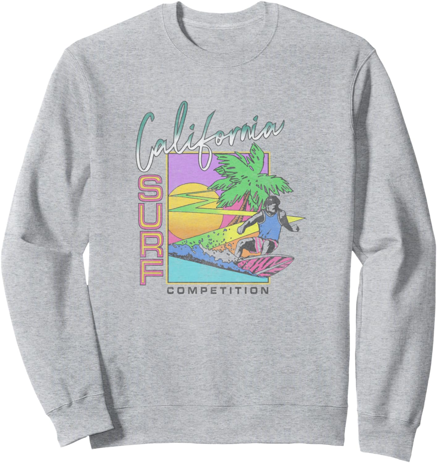 Неоновая толстовка с символикой Калифорнийских соревнований по серфингу Trendy Apparel, серый
Неоновая толстовка с символикой Калифорнийских соревнований по серфингу Trendy Apparel, серый