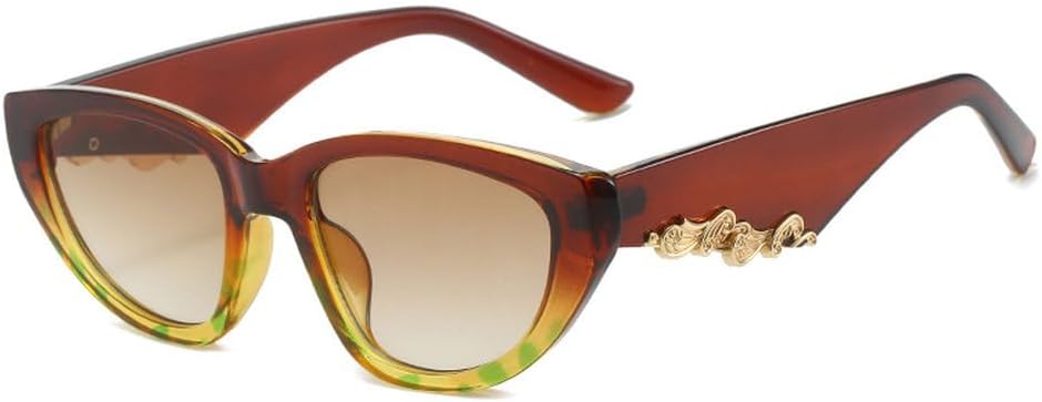 Солнцезащитные очки «кошачий глаз» для женщин и мужчин, роскошные, модные, стильные, панк, двухцветные, для путешествий, с защитой от УФ-излучения UV400 TKKTLLT, Brown Flowers
Солнцезащитные очки «кошачий глаз» для женщин и мужчин, роскошные, модные, стильные, панк, двухцветные, для путешествий, с защитой от УФ-излучения UV400 TKKTLLT, Brown Flowers