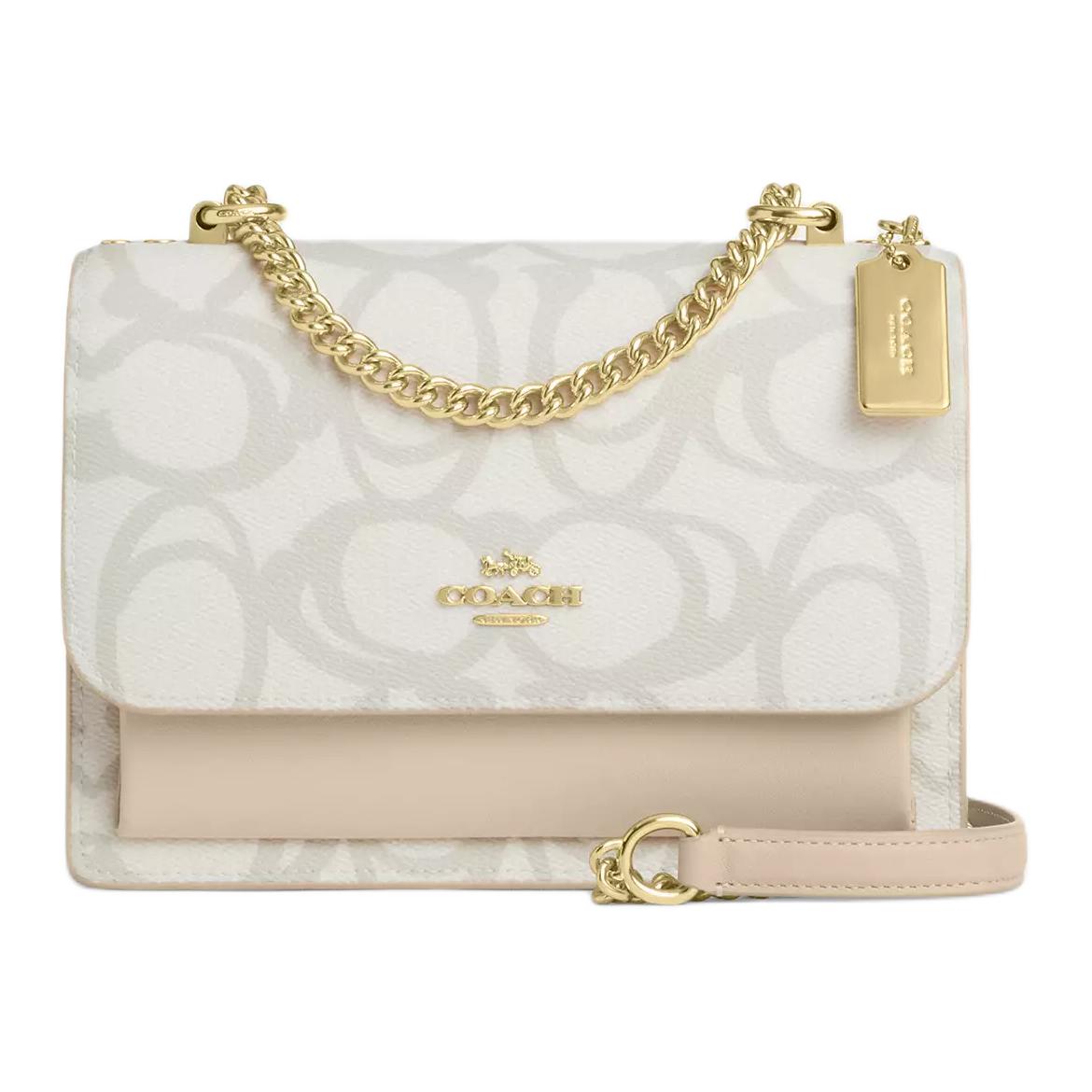 COACH Кожаная сумка через плечо малая женская айвори
COACH Кожаная сумка через плечо малая женская айвори