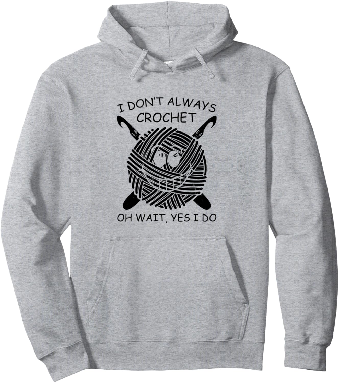 Я не всегда вяжу крючком... ой, подождите, да, вяжу крючком - Худи, связанное крючком Crocheting Crochet Lover, серый
Я не всегда вяжу крючком... ой, подождите, да, вяжу крючком - Худи, связанное крючком Crocheting Crochet Lover, серый