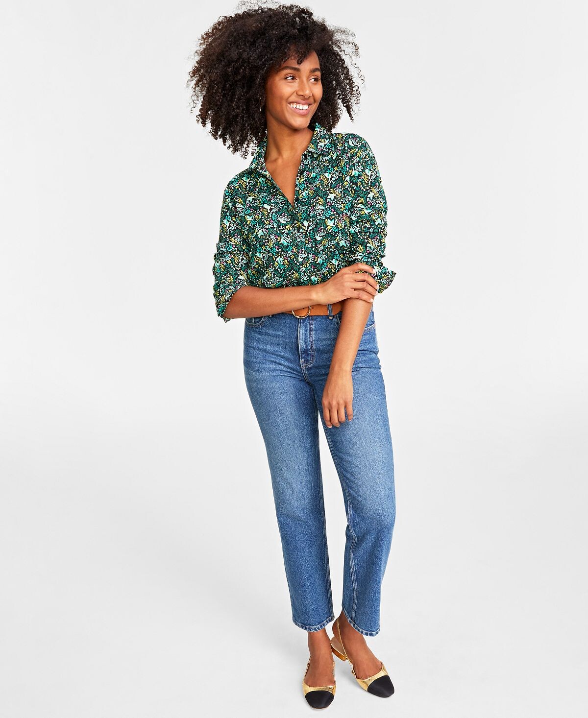 Женская рубашка из крепа на пуговицах On 34th
Женская рубашка из крепа на пуговицах On 34th