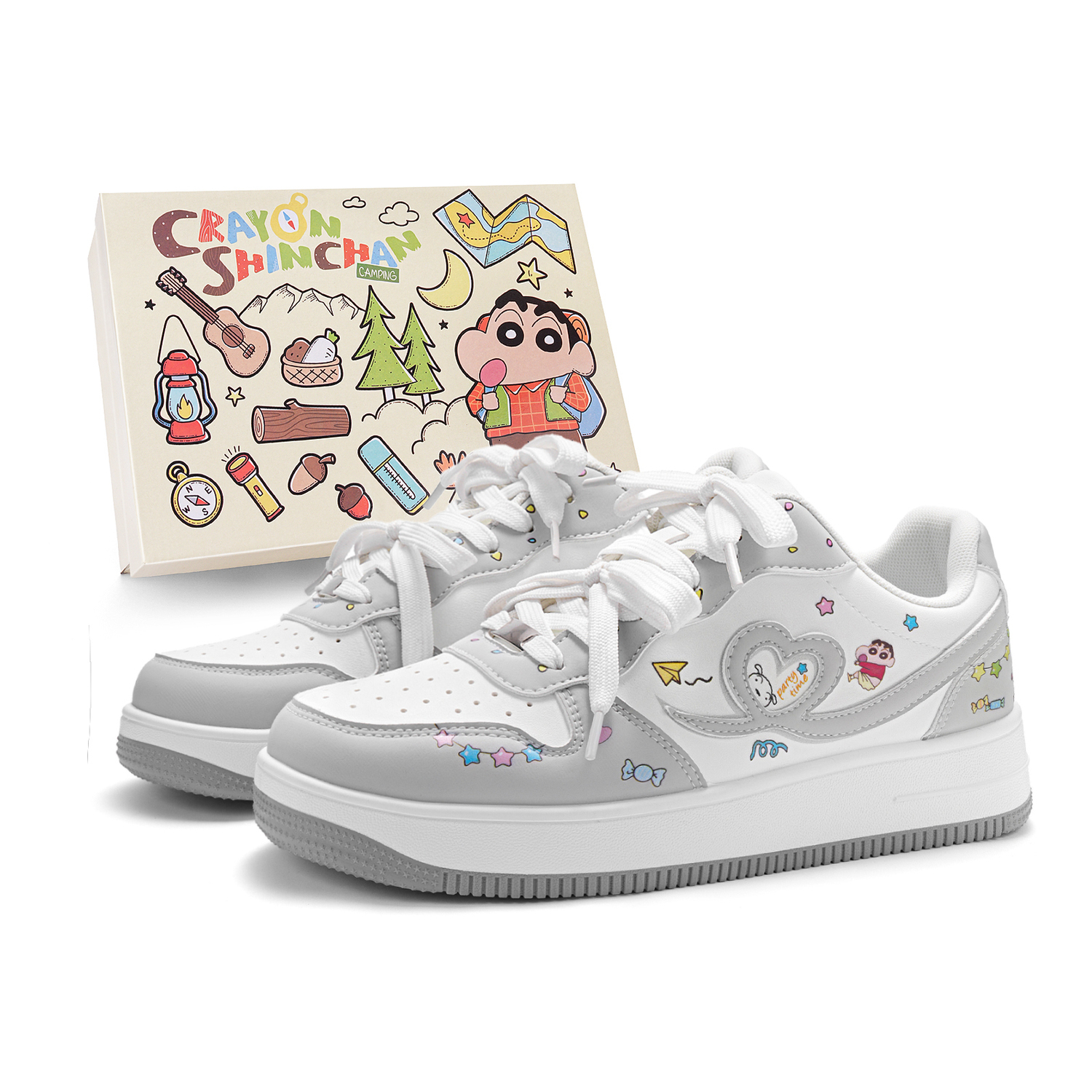 Crayon Shinchan Антискользящие износостойкие низкие скейтерские кроссовки унисекс - Необыкновенный вересковый серый, цвет Extraordinary Heather Gray
Crayon Shinchan Антискользящие износостойкие низкие скейтерские кроссовки унисекс - Необыкновенный вересковый серый, цвет Extraordinary Heather Gray