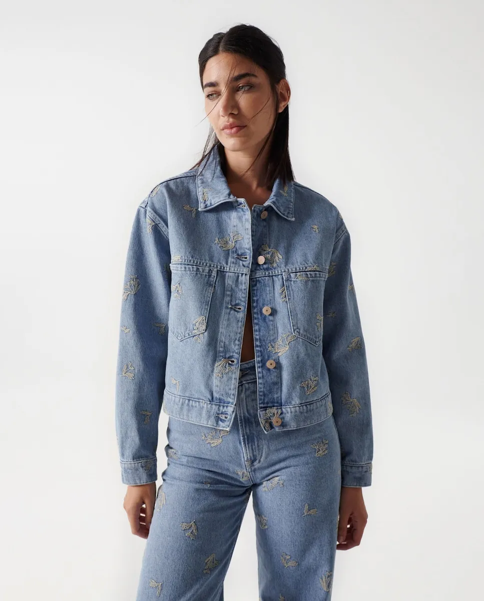 Женская ковбойская куртка с вышивкой Salsa Jeans, синий
Женская ковбойская куртка с вышивкой Salsa Jeans, синий