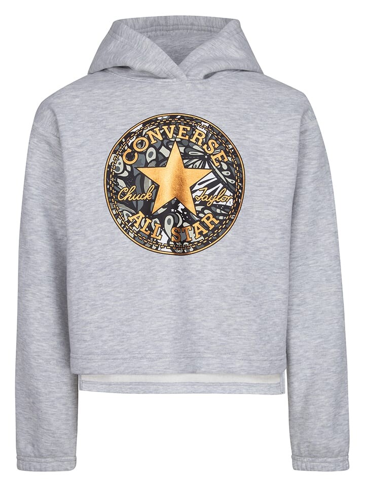 Пуловер с капюшоном Converse, серый
Пуловер с капюшоном Converse, серый