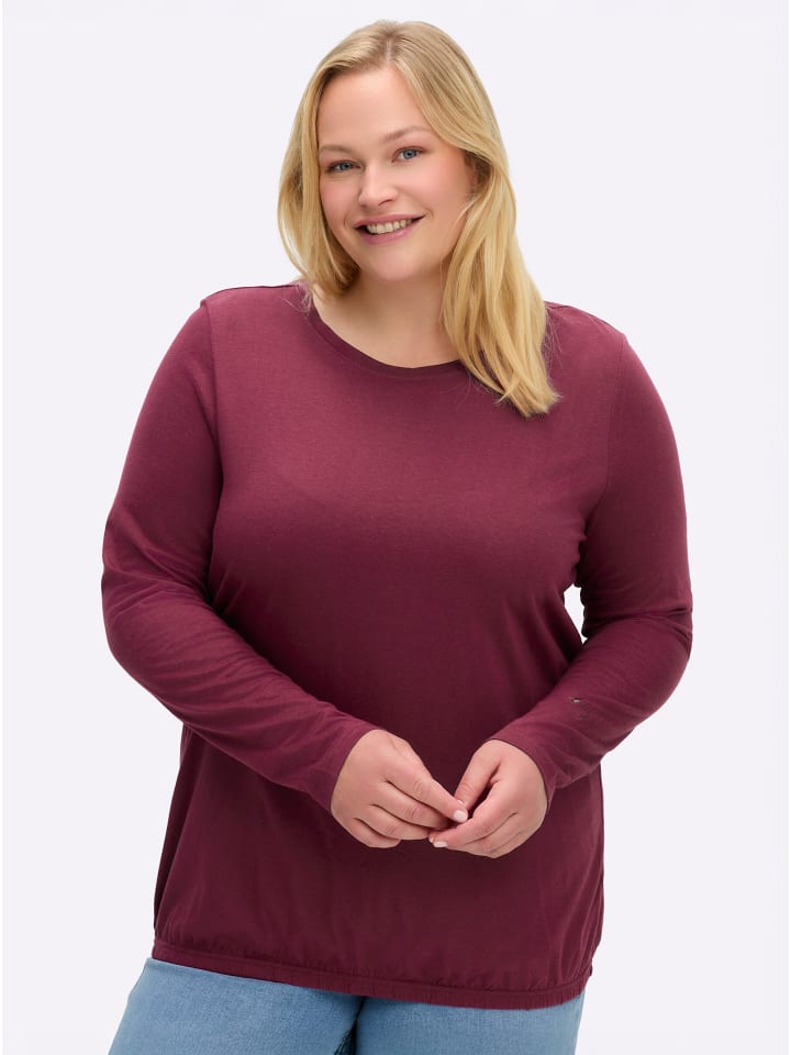 Рубашка бордо-бургундского цвета sheego
Рубашка бордо-бургундского цвета sheego