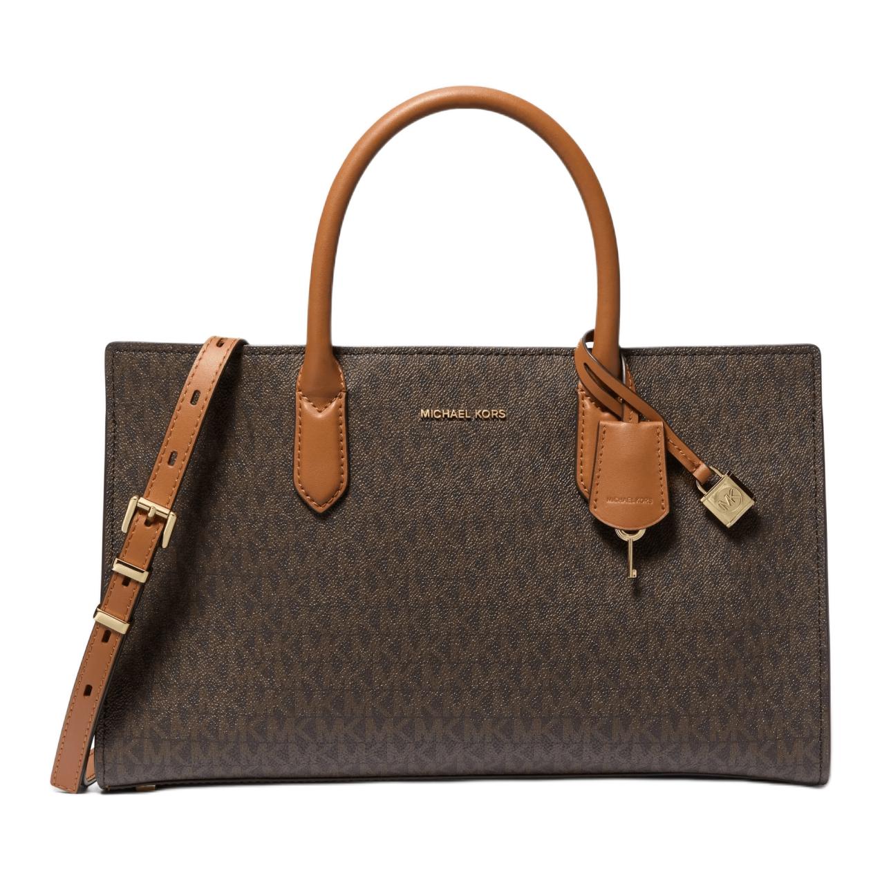 Искусственная кожа с разделанной коровьей кожей сумка тоут, шоппер, женская сумка среднего размера тёмно-коричневая MICHAEL KORS, Set (Bag+Dust Bag)
Искусственная кожа с разделанной коровьей кожей сумка тоут, шоппер, женская сумка среднего размера тёмно-коричневая MICHAEL KORS, Set (Bag+Dust Bag)