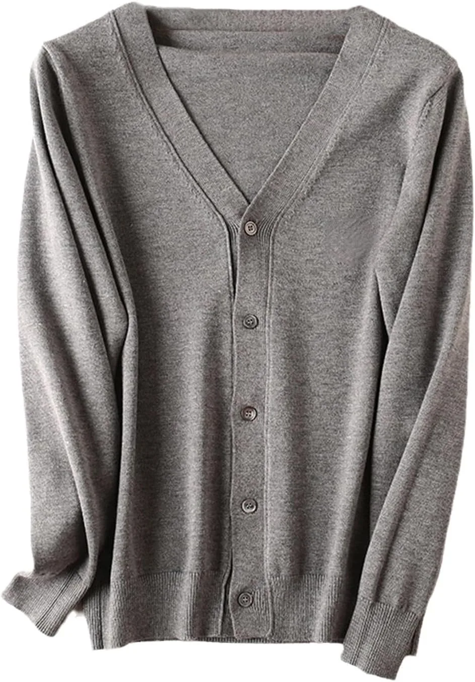 Мужской кардиган из шерсти с V-образным вырезом
Мужской кардиган из шерсти с V-образным вырезом