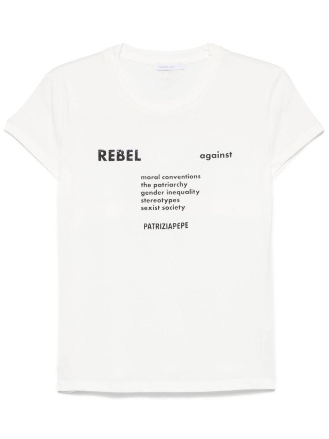 Футболка с рельефным текстом Patrizia Pepe, белый
Футболка с рельефным текстом Patrizia Pepe, белый