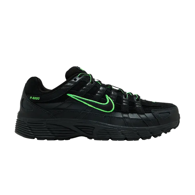 Кроссовки Nike P-6000 Premium 'Black Impact Green', черный
Кроссовки Nike P-6000 Premium 'Black Impact Green', черный