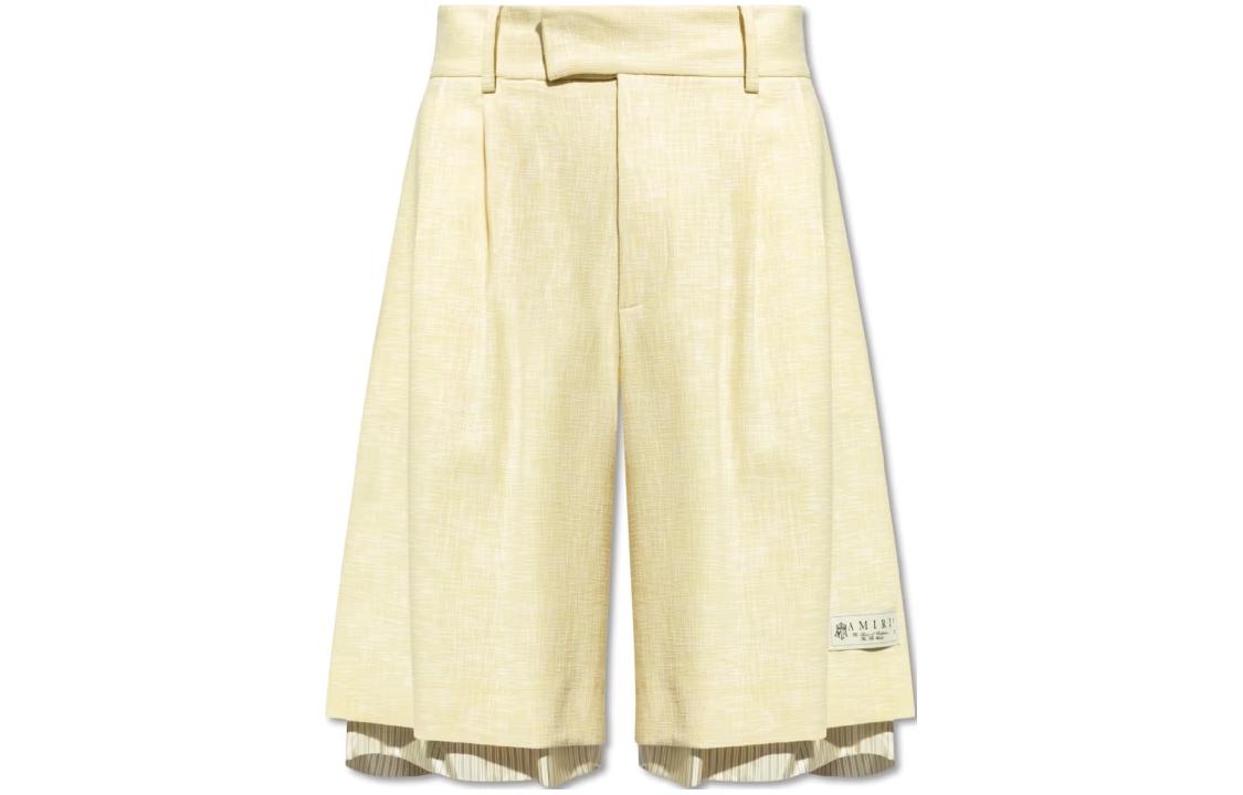 Слоеные укороченные шорты AMIRI, желтый
Слоеные укороченные шорты AMIRI, желтый