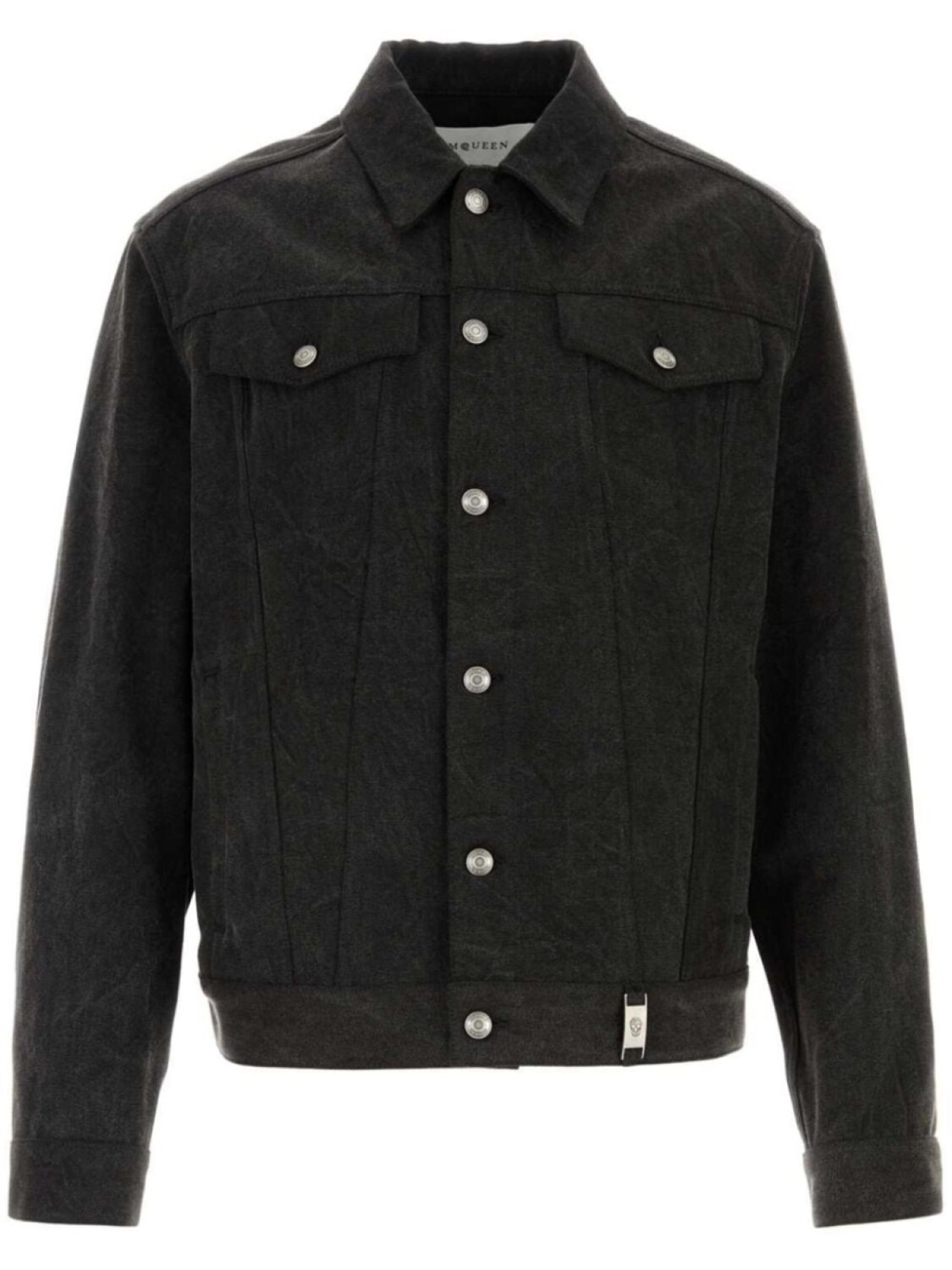 Джинсовая куртка с логотипом Alexander McQueen, черный
Джинсовая куртка с логотипом Alexander McQueen, черный