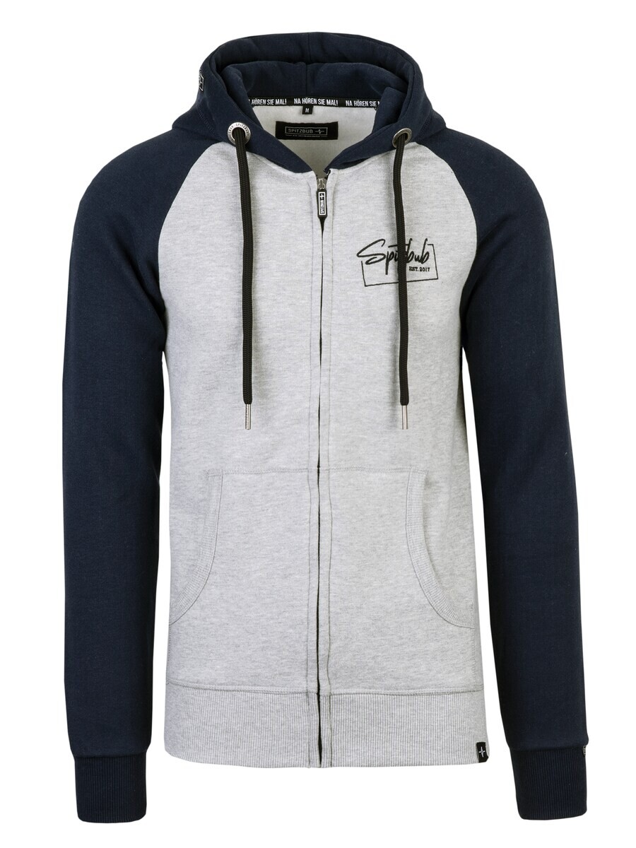 Худи на молнии Spitzbub CARLO, ночной синий/пятнистый серый
Худи на молнии Spitzbub CARLO, ночной синий/пятнистый серый