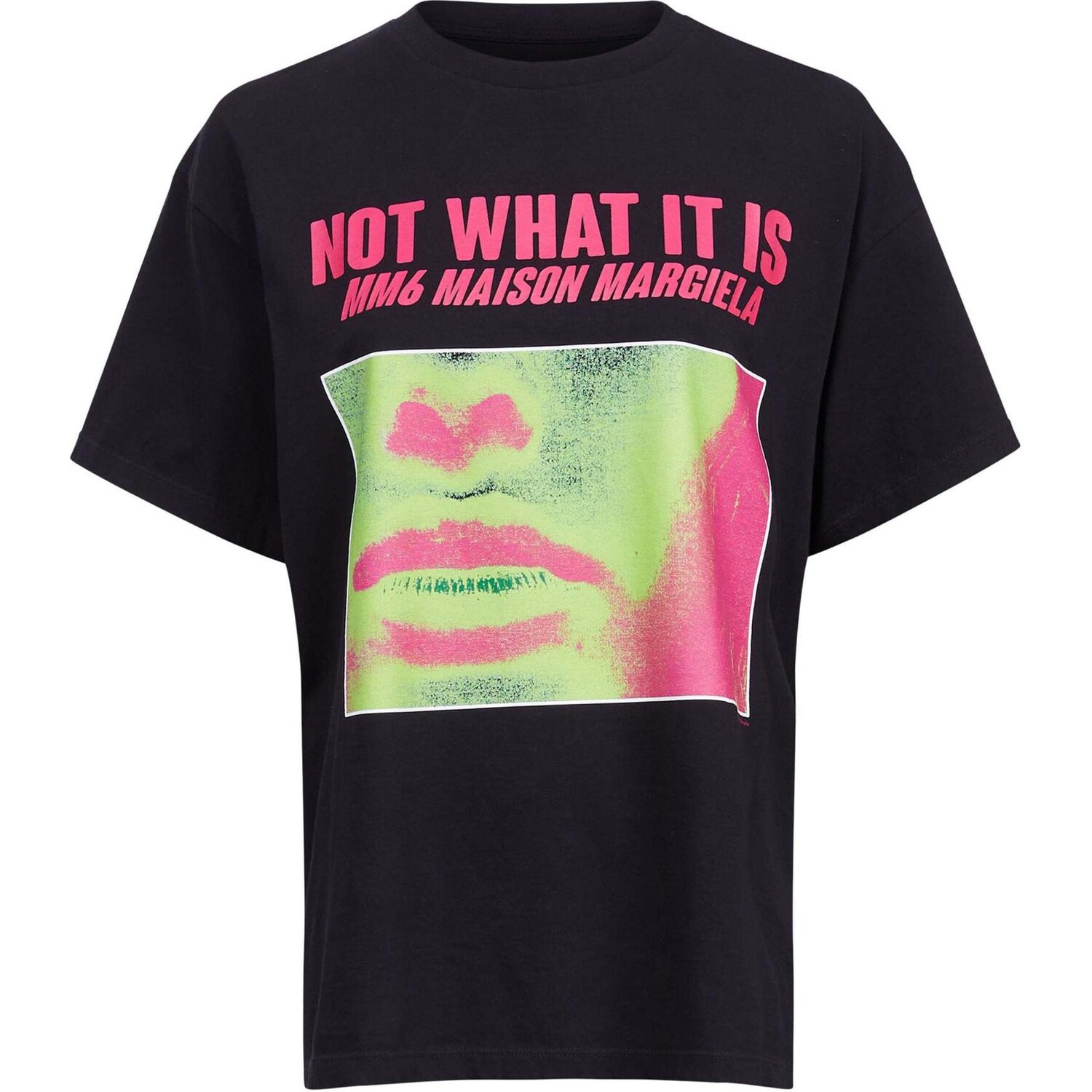 Футболка женская Mm6 Maison Margiela, черный / розовый
Футболка женская Mm6 Maison Margiela, черный / розовый