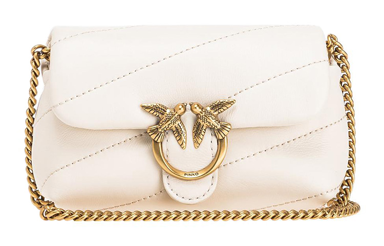 PINKO Сумка-кроссбоди Puff Sheepskin, женская наплечная сумка white
PINKO Сумка-кроссбоди Puff Sheepskin, женская наплечная сумка white