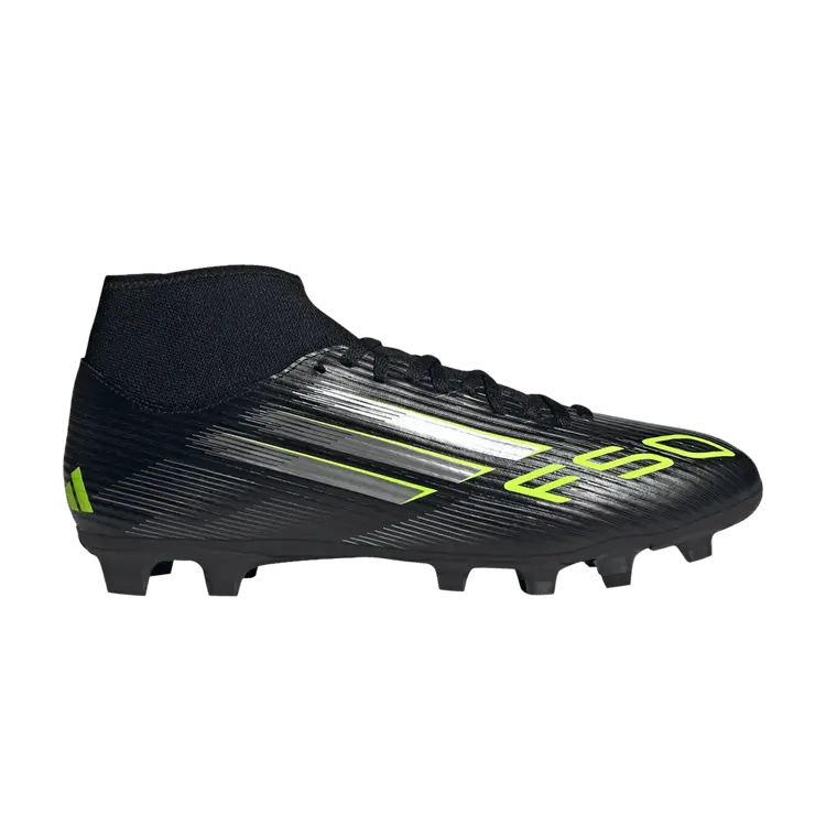Бутсы adidas Adizero F50 Club Mid FG MG 'Electric Stealth Pack', черный 
Бутсы adidas Adizero F50 Club Mid FG MG 'Electric Stealth Pack', черный