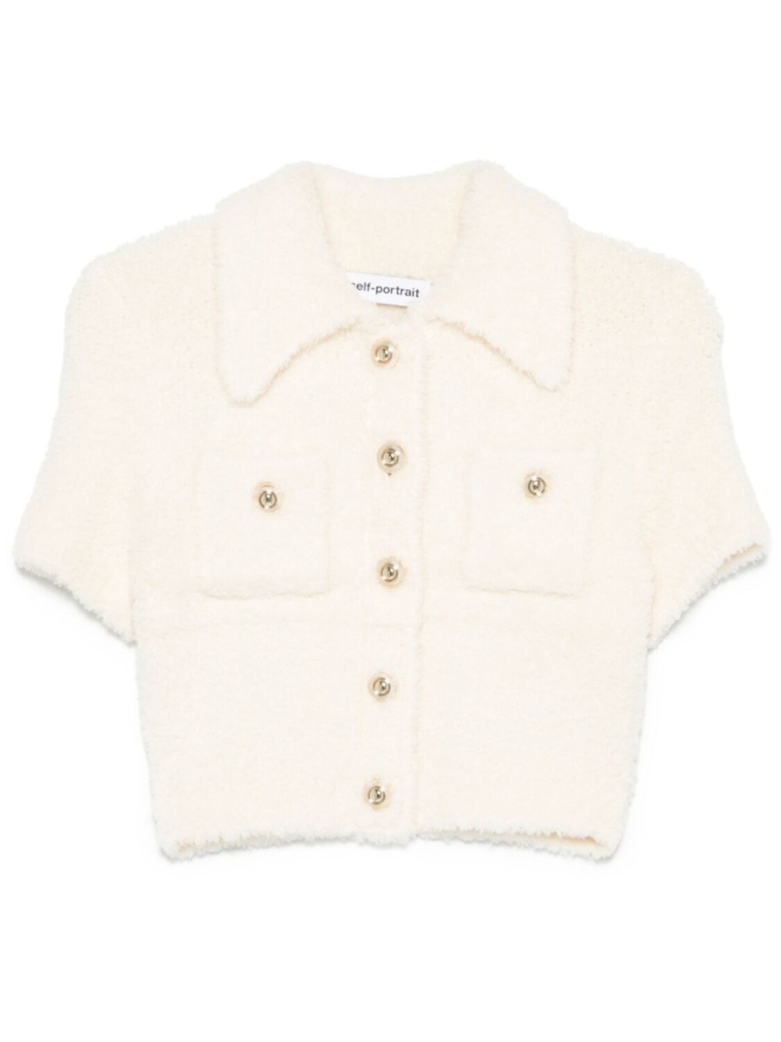 Self-Portrait фактурный топ, нейтральный
Self-Portrait фактурный топ, нейтральный