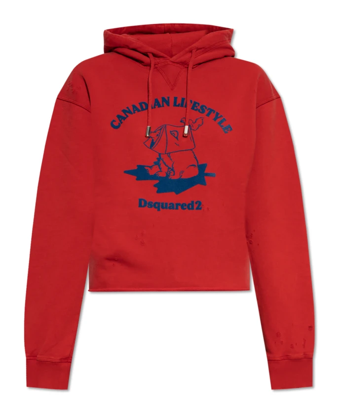 Толстовка с логотипом Dsquared2, красный
Толстовка с логотипом Dsquared2, красный