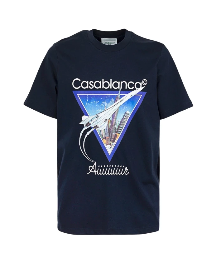 Футболка с принтом, имитирующим воздух Casablanca, синий
Футболка с принтом, имитирующим воздух Casablanca, синий