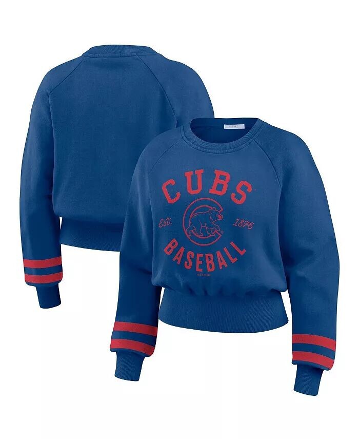 Женская толстовка Royal Chicago Cubs Vintage Washed Cropped Pullover WEAR by Erin Andrews
Женская толстовка Royal Chicago Cubs Vintage Washed Cropped Pullover WEAR by Erin Andrews