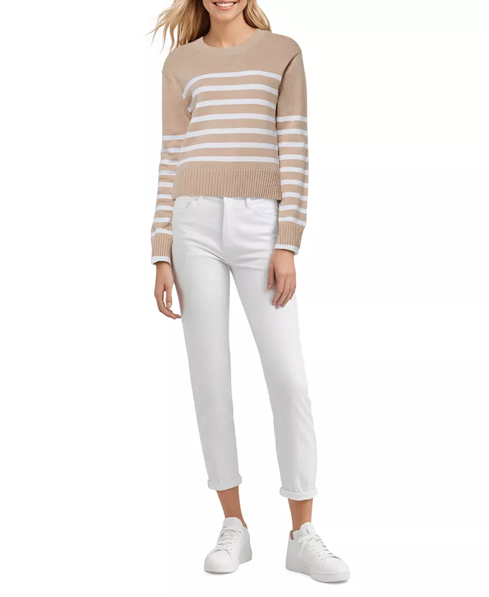 Женский свитер в полоску Marin с длинными рукавами Three Dots, коричневый
Женский свитер в полоску Marin с длинными рукавами Three Dots, коричневый