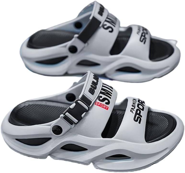 Hhhchpm Стильные летние мужские сандалии-шлепанцы, удобные сандалии с толстой подошвой и дышащим материалом EVA для занятий в помещении и на улице, серый
Hhhchpm Стильные летние мужские сандалии-шлепанцы, удобные сандалии с толстой подошвой и дышащим материалом EVA для занятий в помещении и на улице, серый