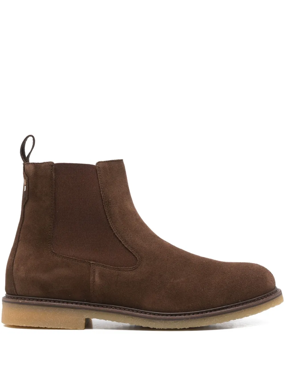 Ботинки с эластичными вставками BOSS, коричневый
Ботинки с эластичными вставками BOSS, коричневый