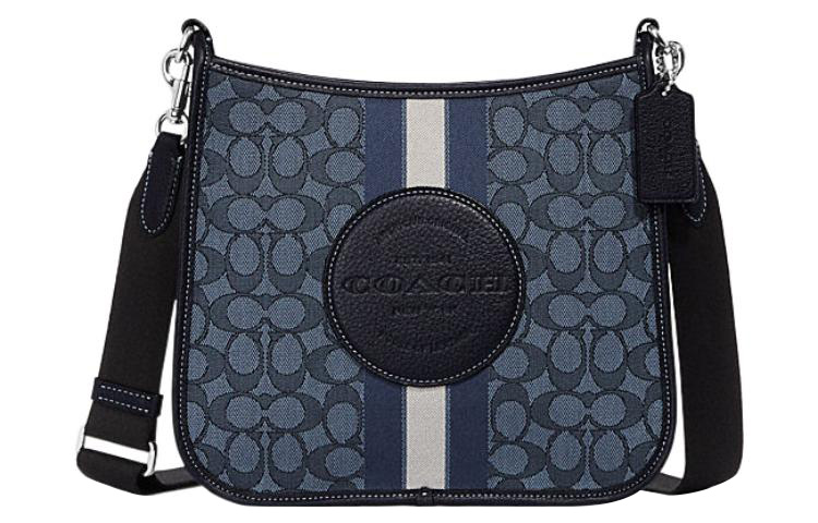 COACH Демиси Тканевая с кожаной вставкой наплечная сумка через плечо большая женская синяя
COACH Демиси Тканевая с кожаной вставкой наплечная сумка через плечо большая женская синяя