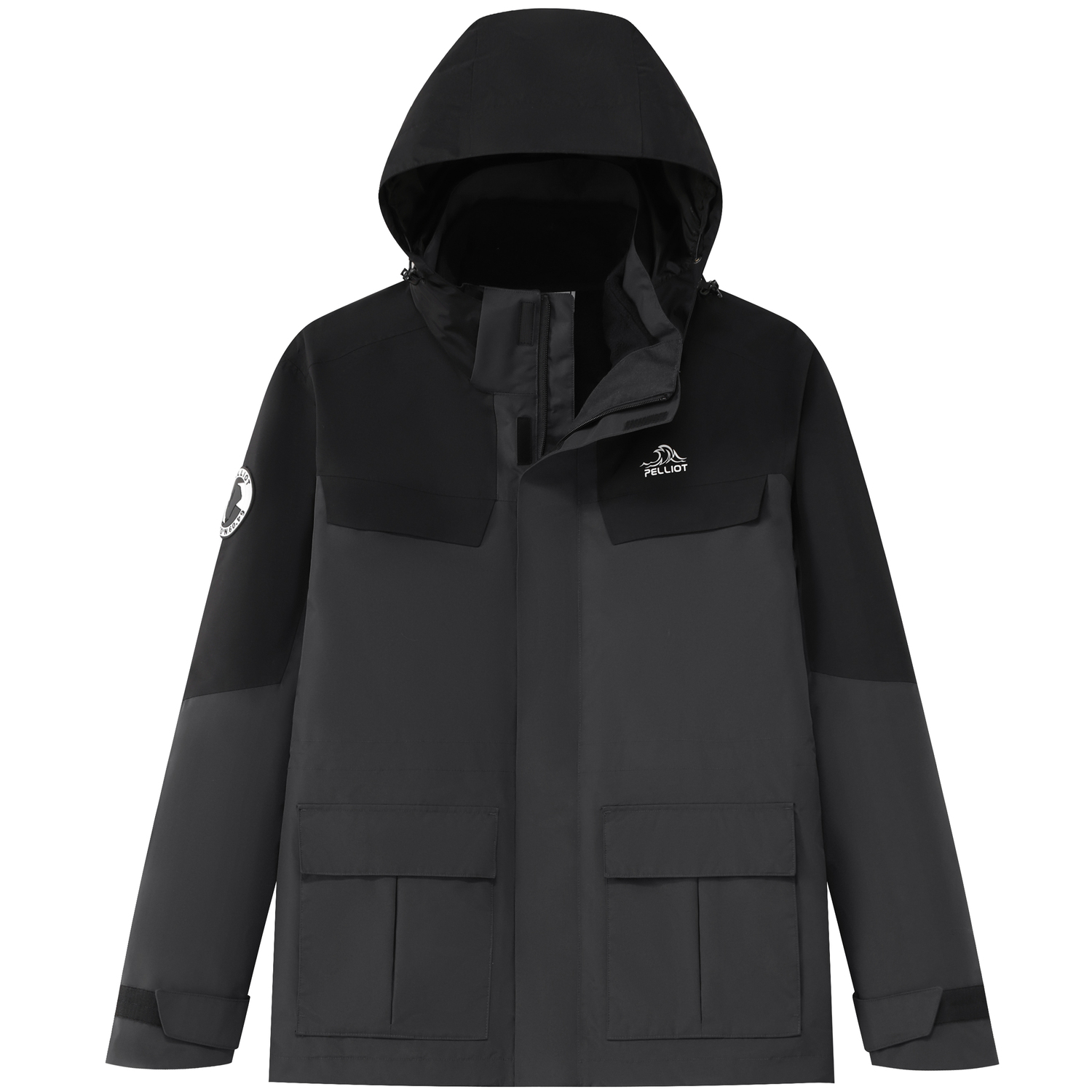 PELLIOT Ветровка мужская водонепроницаемая ветронепроницаемая дышащая и износостойкая, Rusty Gray/Two-Piece Set
PELLIOT Ветровка мужская водонепроницаемая ветронепроницаемая дышащая и износостойкая, Rusty Gray/Two-Piece Set