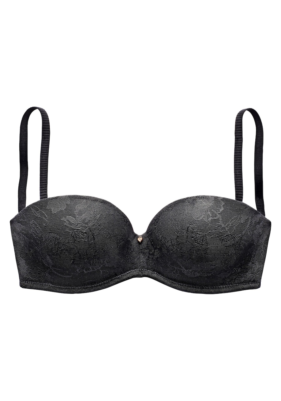 Бюстгальтер-балконет LASCANA, черный
Бюстгальтер-балконет LASCANA, черный