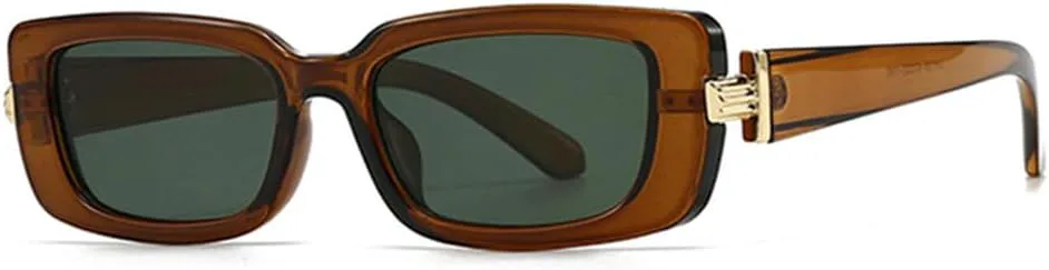 Женские солнцезащитные очки в стиле ретро, маленькие прямоугольные, с градиентным переходом цвета и защитой от УФ-излучения UV400 HCPIHF, Tea Dark Green
Женские солнцезащитные очки в стиле ретро, маленькие прямоугольные, с градиентным переходом цвета и защитой от УФ-излучения UV400 HCPIHF, Tea Dark Green