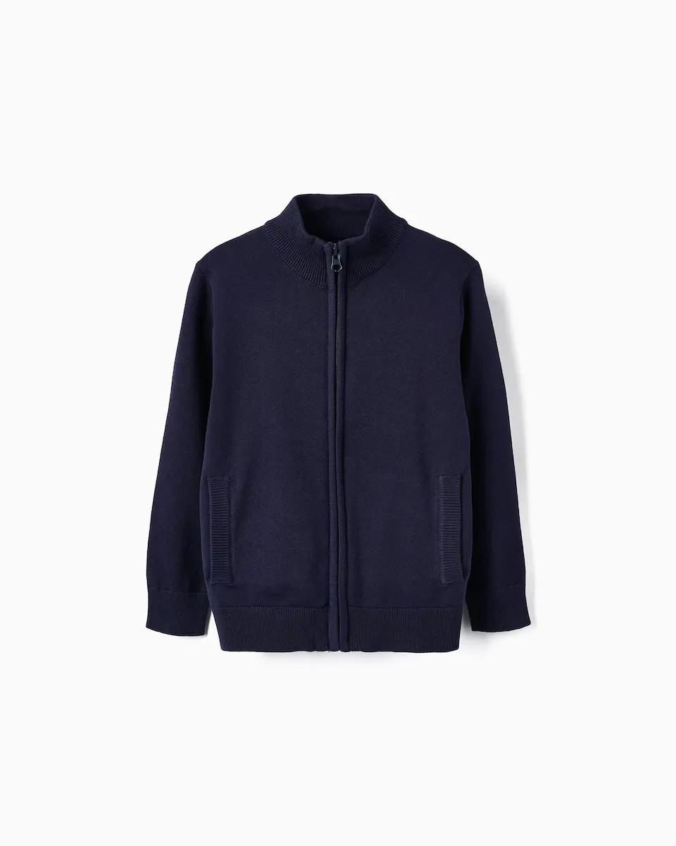 Вязаная куртка для мальчика на молнии Zippy, темно-синий
Вязаная куртка для мальчика на молнии Zippy, темно-синий