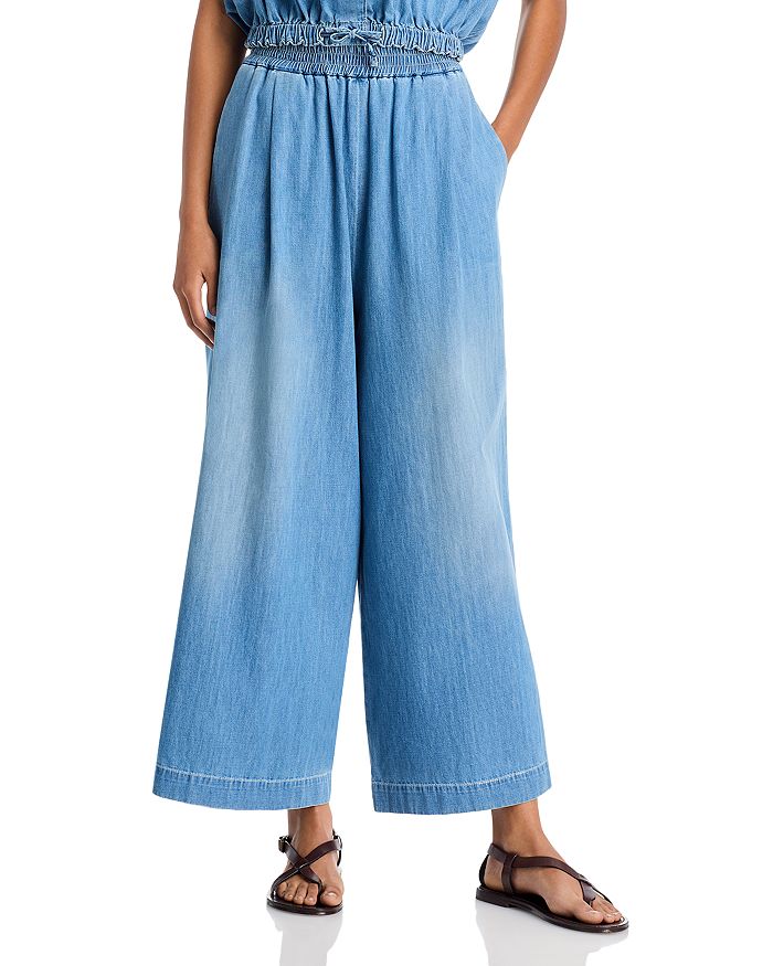 Широкие брюки с высокой посадкой Fabiana Filippi, синий
Широкие брюки с высокой посадкой Fabiana Filippi, синий