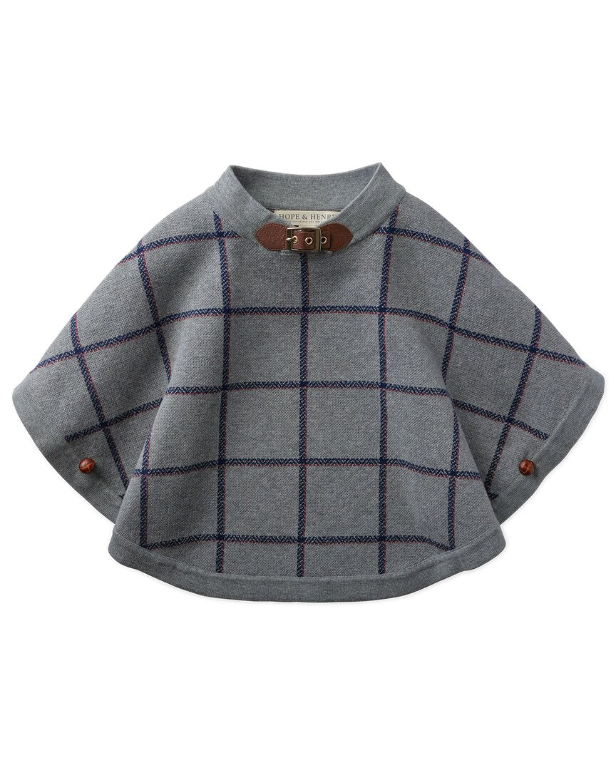 Клетчатый свитер-накидка Hope & Henry Hope & Henry, серый
Клетчатый свитер-накидка Hope & Henry Hope & Henry, серый