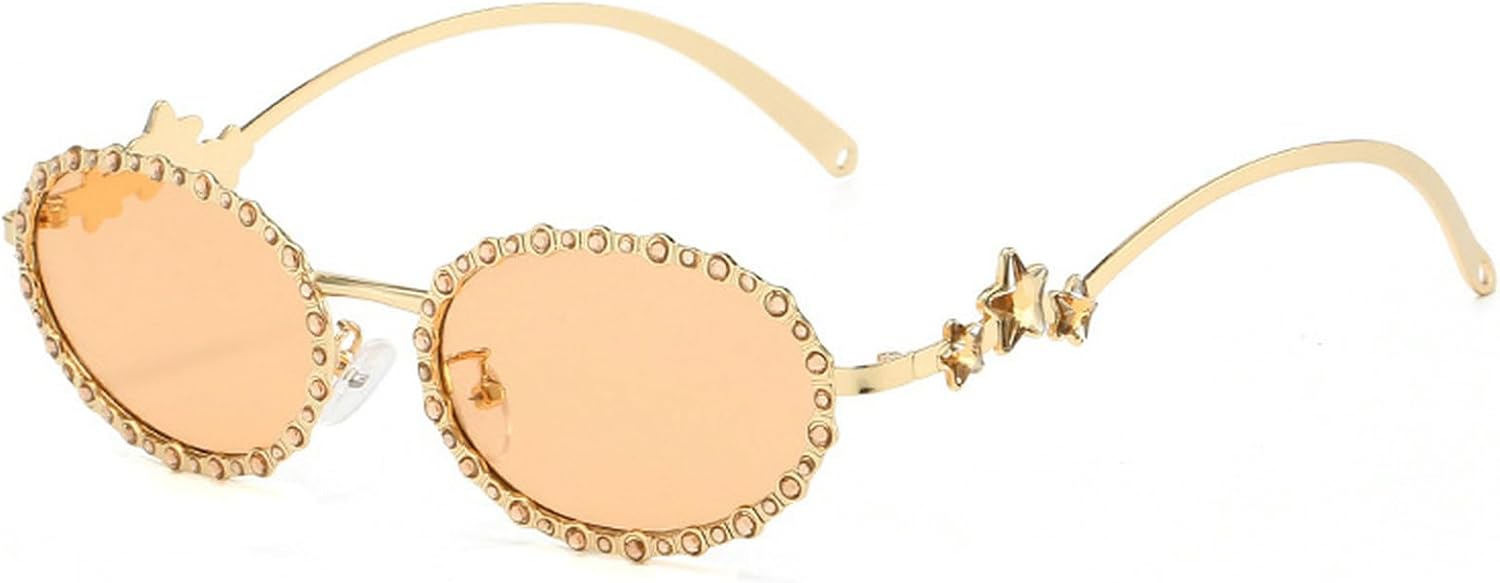 Роскошные солнцезащитные очки с овальной металлической оправой и бриллиантами для женщин, маленькая оправа, овальные солнцезащитные очки с защитой от УФ-излучения UV400, винтажные очки для активного отдыха mincl, C5
Роскошные солнцезащитные очки с овальной металлической оправой и бриллиантами для женщин, маленькая оправа, овальные солнцезащитные очки с защитой от УФ-излучения UV400, винтажные очки для активного отдыха mincl, C5