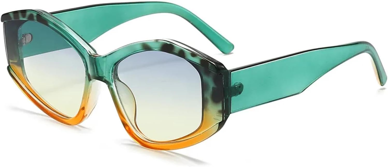 Солнцезащитные очки с защитой от УФ-излучения UV400 | «Кошачий глаз», многоцветный градиент | для женщин и мужчин, для занятий спортом на открытом воздухе и вождения DSVIGF, Green
Солнцезащитные очки с защитой от УФ-излучения UV400 | «Кошачий глаз», многоцветный градиент | для женщин и мужчин, для занятий спортом на открытом воздухе и вождения DSVIGF, Green