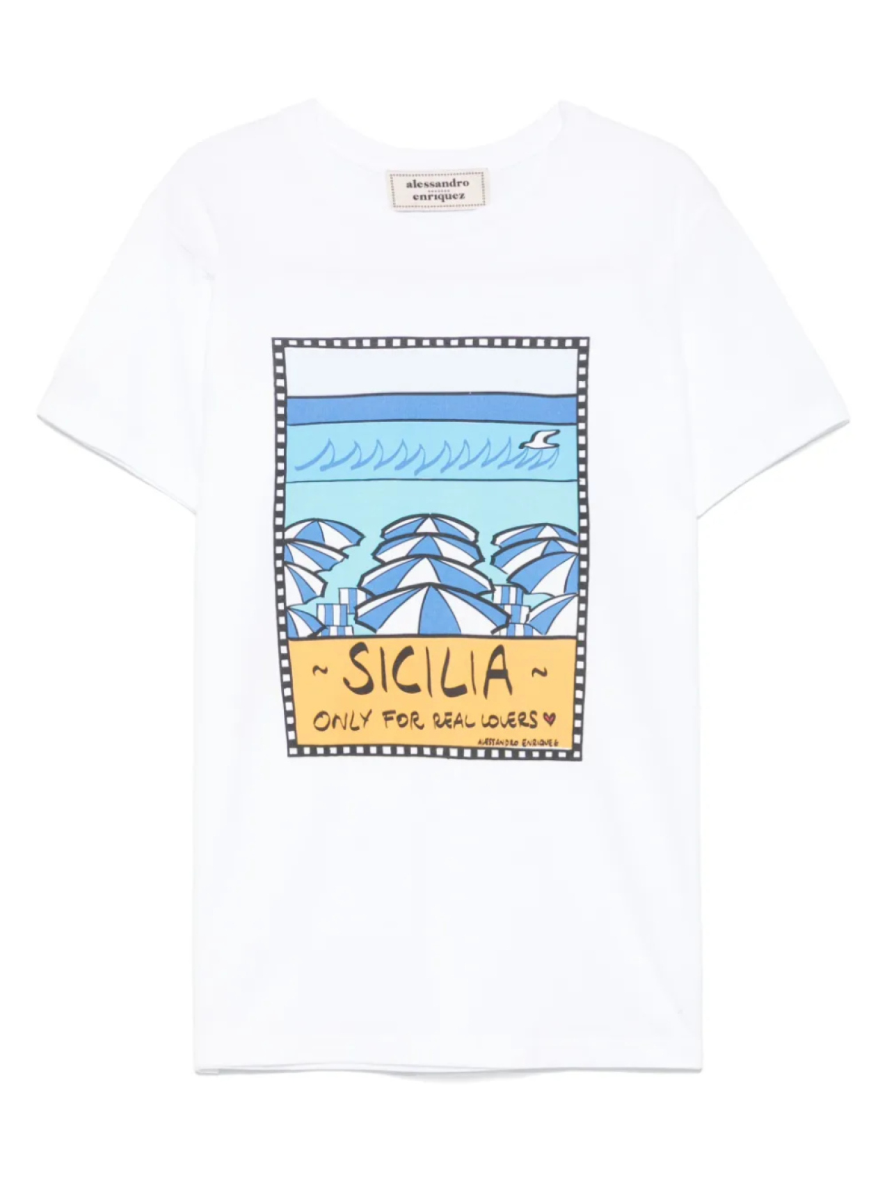 Alessandro enriquez футболка с принтом, белый
Alessandro enriquez футболка с принтом, белый