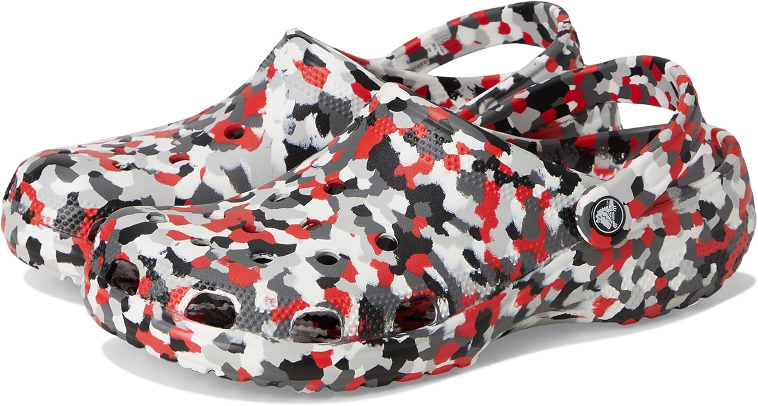 Унисекс сабо Crocs Classic с графическим принтом, красный
Унисекс сабо Crocs Classic с графическим принтом, красный