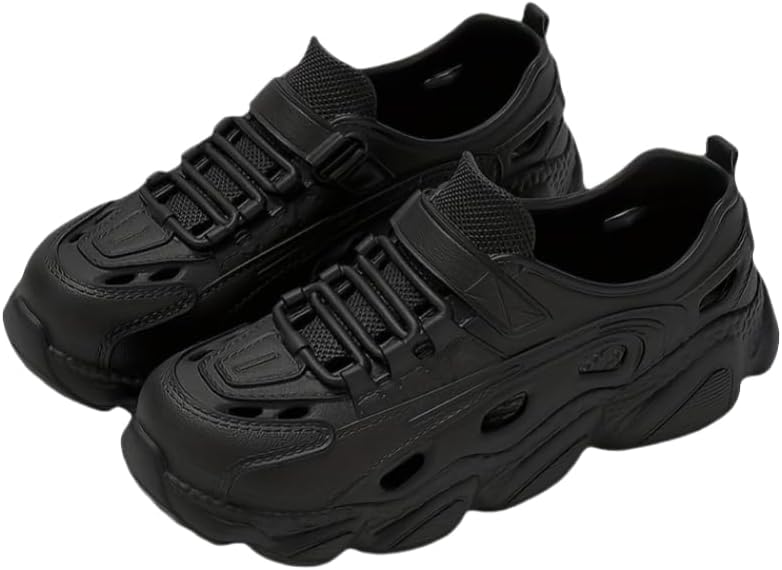 Мужские спортивные вьетнамки для улицы, водонепроницаемые и противоскользящие с мягкой подошвой и дышащей амортизирующей пяткой, модная обувь для пляжа Hoalox, черный
Мужские спортивные вьетнамки для улицы, водонепроницаемые и противоскользящие с мягкой подошвой и дышащей амортизирующей пяткой, модная обувь для пляжа Hoalox, черный