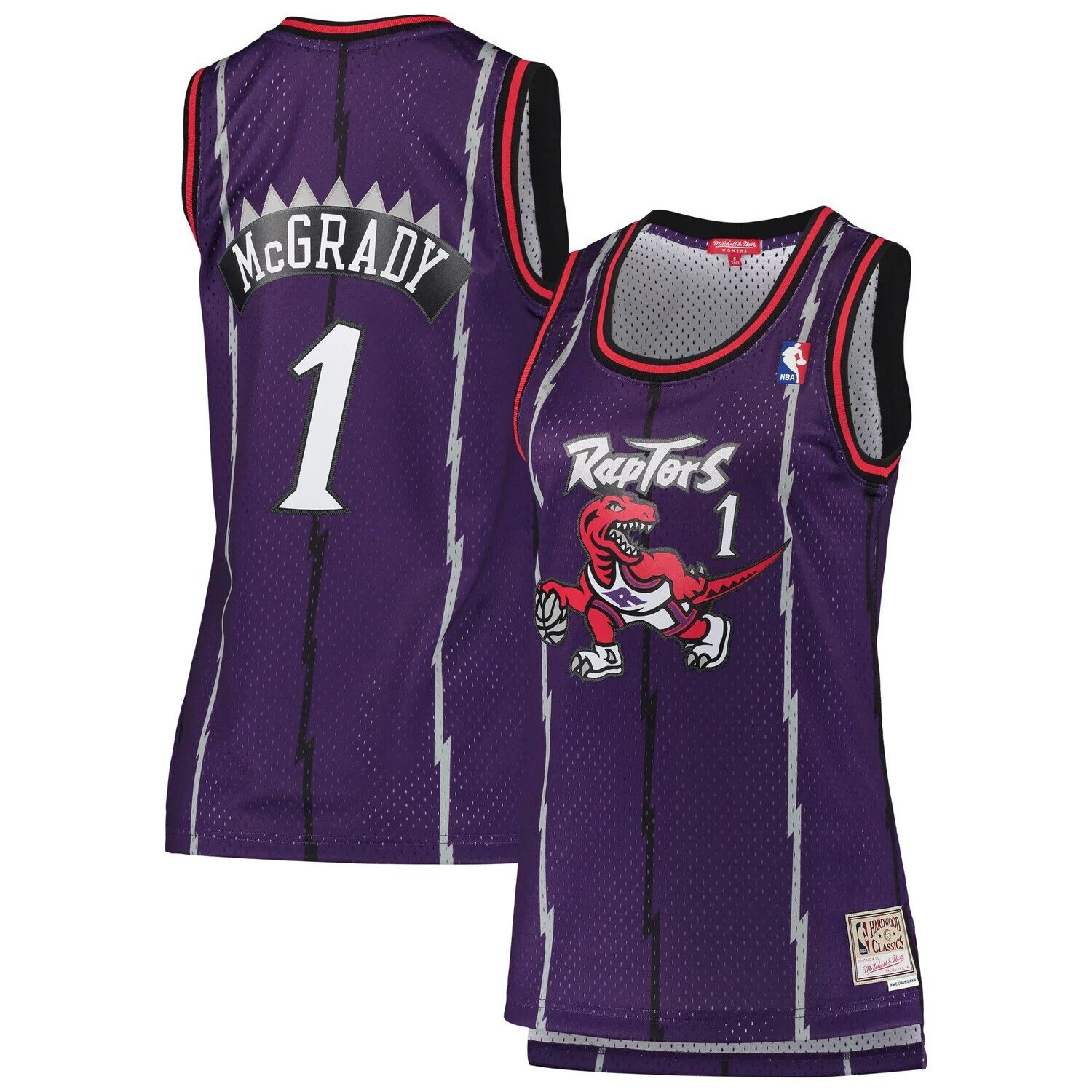 Женская майка Mitchell & Ness Tracy McGrady Purple Toronto Raptors 1998-99 гг. из твердой древесины Classics Swingman
Женская майка Mitchell & Ness Tracy McGrady Purple Toronto Raptors 1998-99 гг. из твердой древесины Classics Swingman