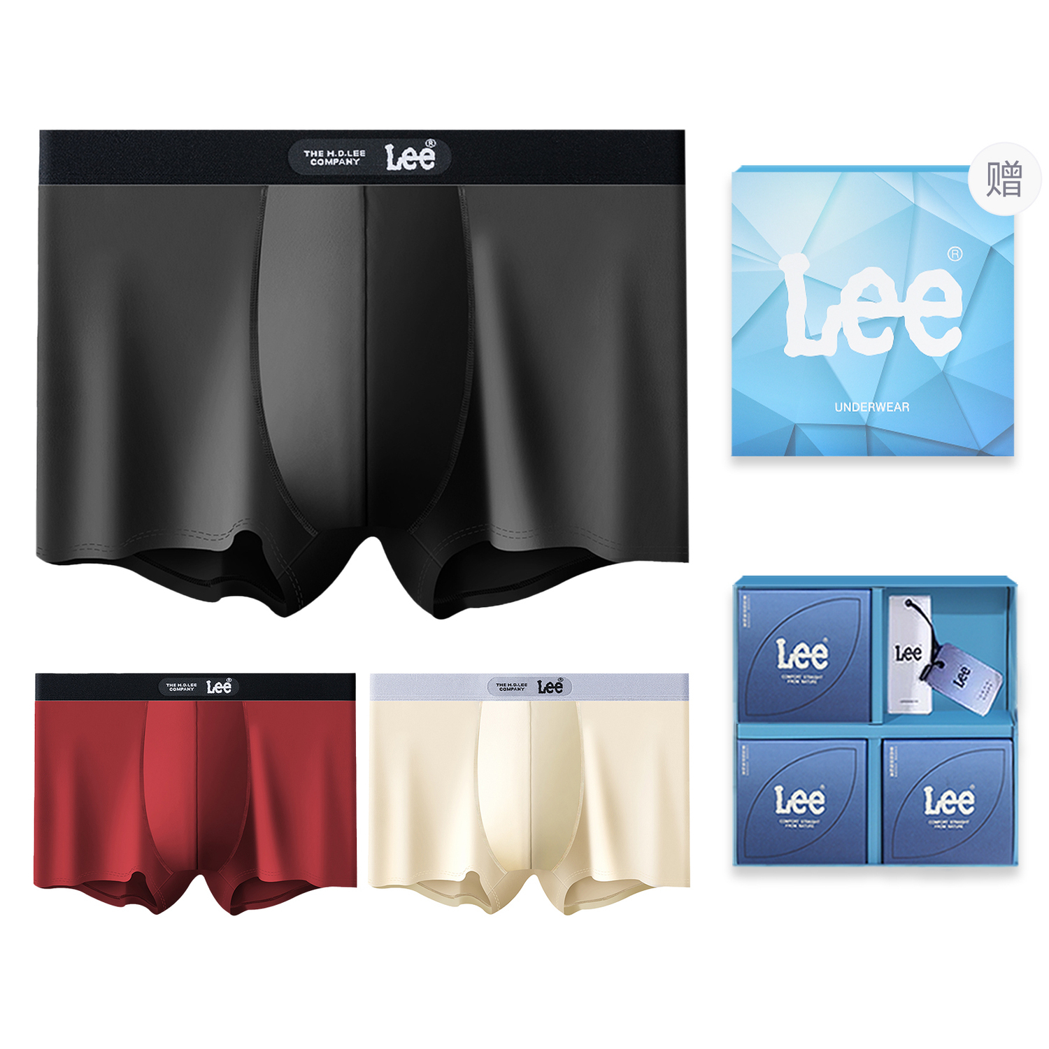 Lee Подарочный набор мужского белья 3 пары
Lee Подарочный набор мужского белья 3 пары