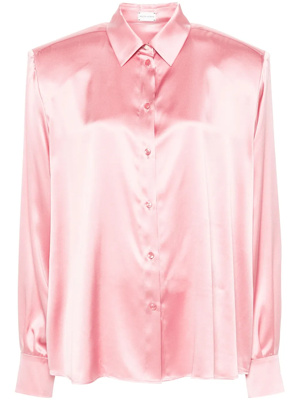 Шелковая рубашка с длинными рукавами Magda Butrym, розовый
Шелковая рубашка с длинными рукавами Magda Butrym, розовый