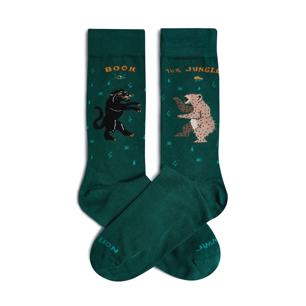 Носки Jimmy Lion The Jungle Book crew, зеленый
Носки Jimmy Lion The Jungle Book crew, зеленый