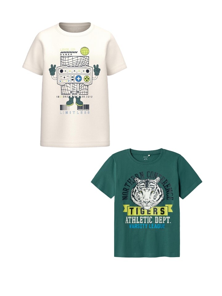 Футболка name it, цвет weiß/grün
Футболка name it, цвет weiß/grün