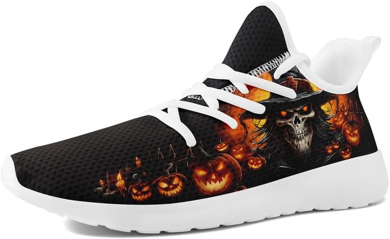 Кроссовки AWSOLE Fashion с черепом для мужчин и женщин, стильные унисекс, шнуровка, комфортные, дышащие, легкие, готические, белый/черный/оранжевый
Кроссовки AWSOLE Fashion с черепом для мужчин и женщин, стильные унисекс, шнуровка, комфортные, дышащие, легкие, готические, белый/черный/оранжевый