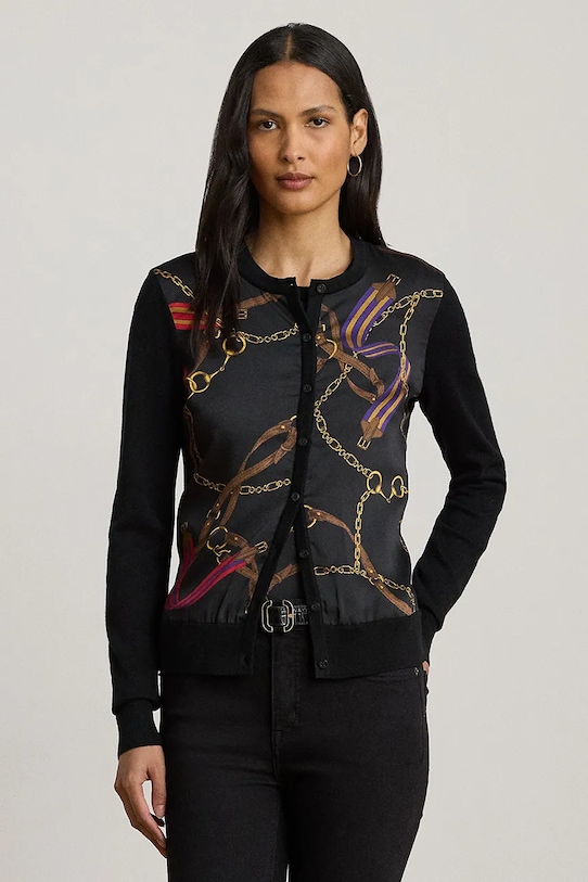 Хлопковый кардиган Lauren Ralph Lauren, черный
Хлопковый кардиган Lauren Ralph Lauren, черный