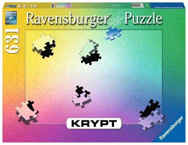 Пазл Ravensburger, Krypt Gradient, 631 шт.
Пазл Ravensburger, Krypt Gradient, 631 шт.