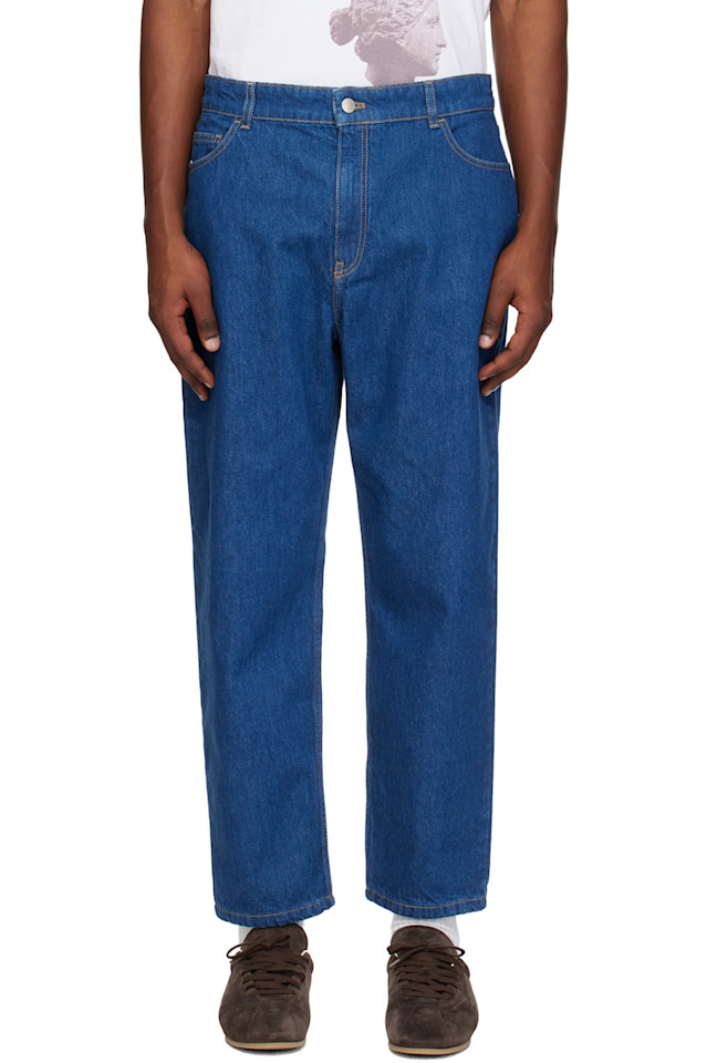 Maison Kitsuné Синие зауженные джинсы
Maison Kitsuné Синие зауженные джинсы