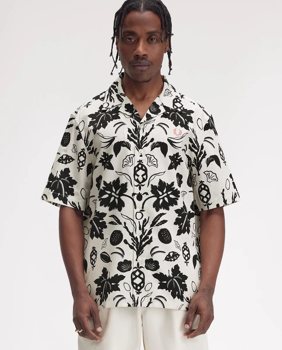 Мужская футболка с лавровым венком Fred Perry, белый 
Мужская футболка с лавровым венком Fred Perry, белый