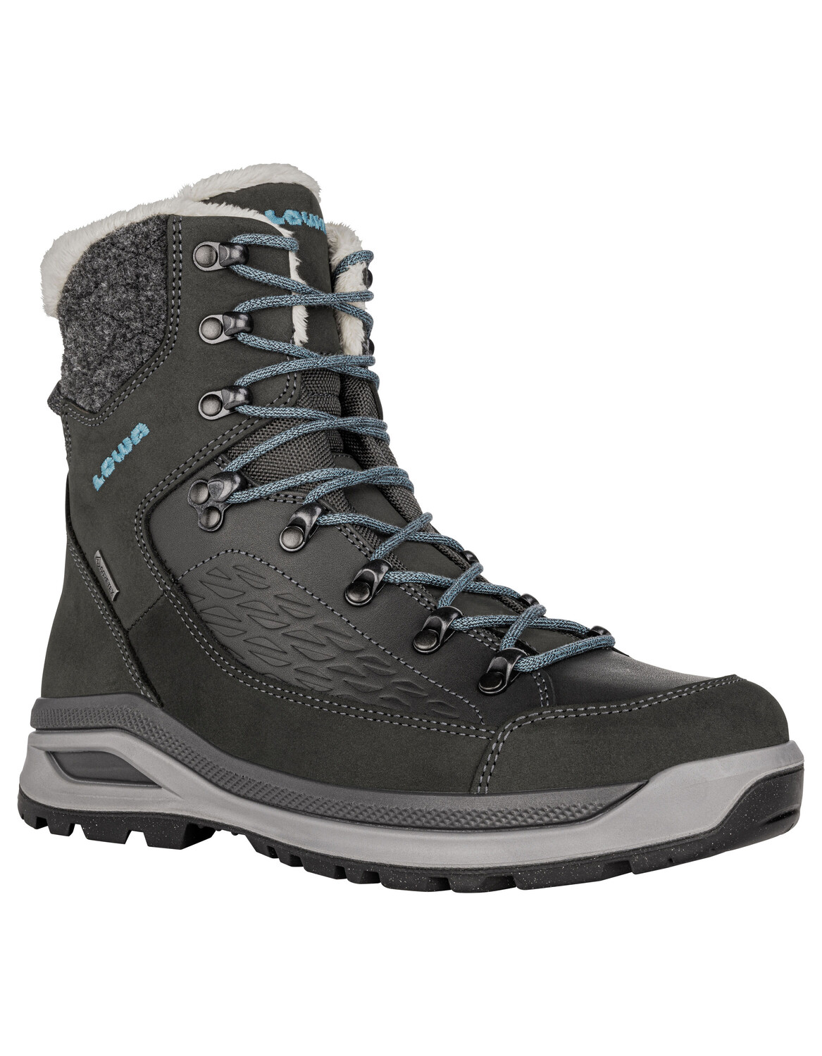 Походная обувь LOWA Outdoorschuh RENEGADE EVO ICE GTX WS, цвет anthrazit/petrol
Походная обувь LOWA Outdoorschuh RENEGADE EVO ICE GTX WS, цвет anthrazit/petrol