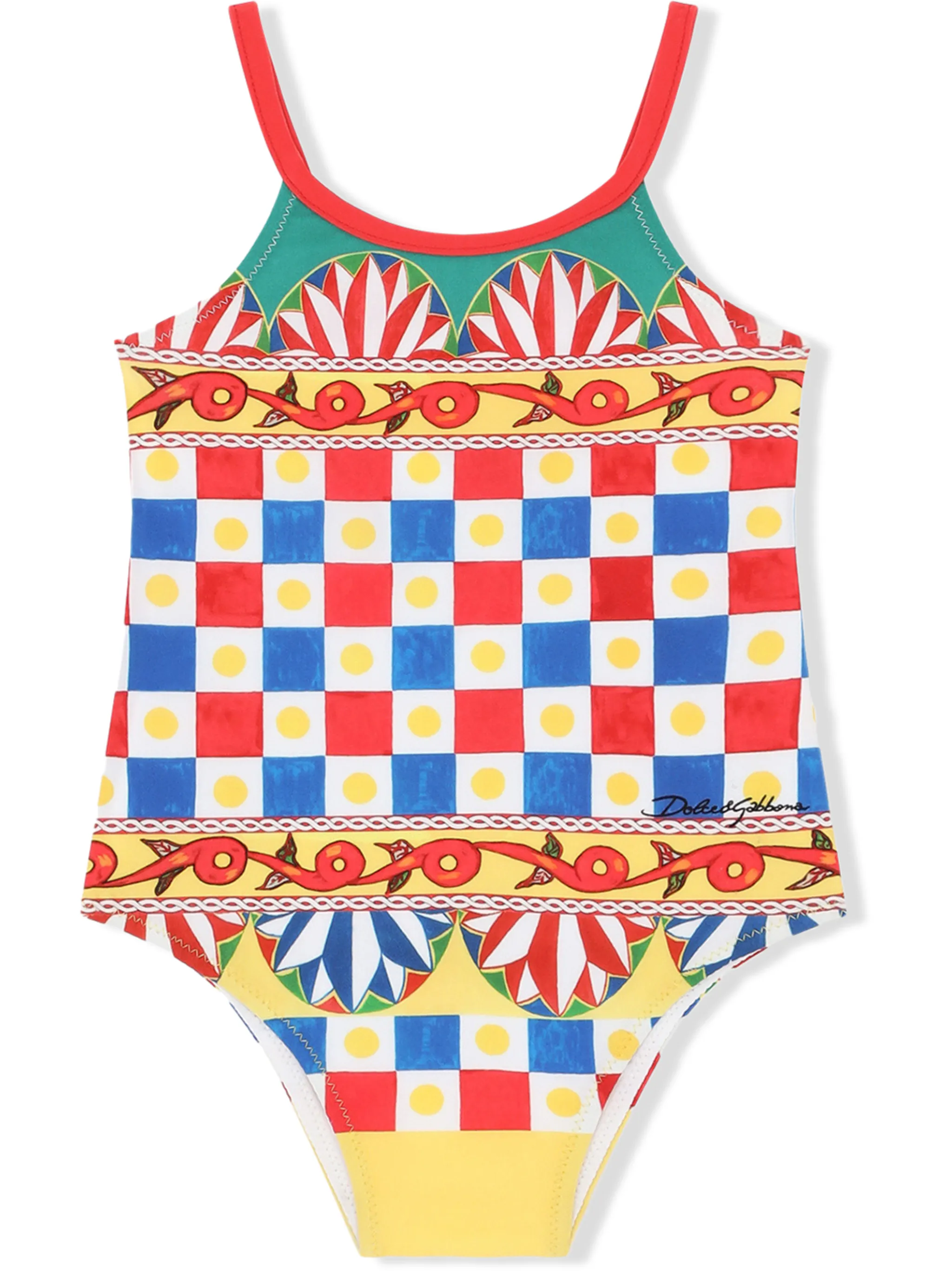 Купальник с принтом Carretto Dolce & Gabbana Kids, белый
Купальник с принтом Carretto Dolce & Gabbana Kids, белый